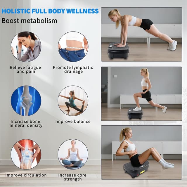 Detalle 2 de Homesy Vibration Plate 300 lb platform