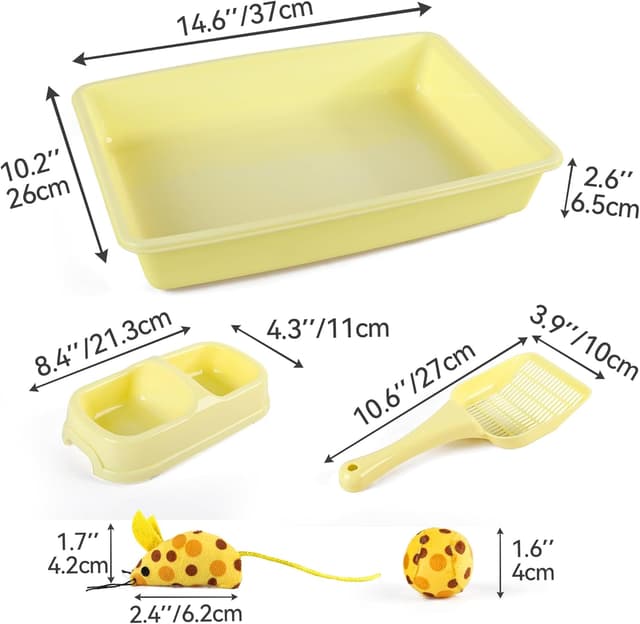 Detalle de PAWISE Cat Accessories set of 4