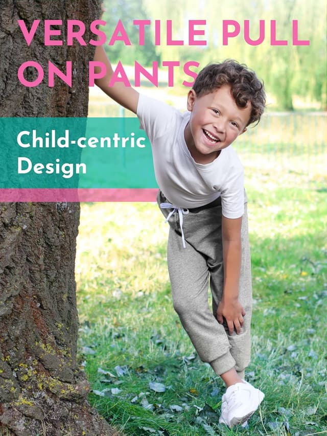 Thumbnail 4 de Resinta 4 Pack Joggers for Toddlers — Cotton Pants