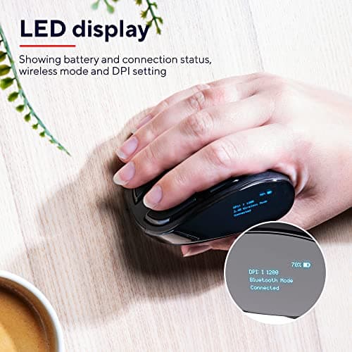 Detalle de Trust Voxx Ratón Vertical Inalámbrico 9 botones, 2400 PPP