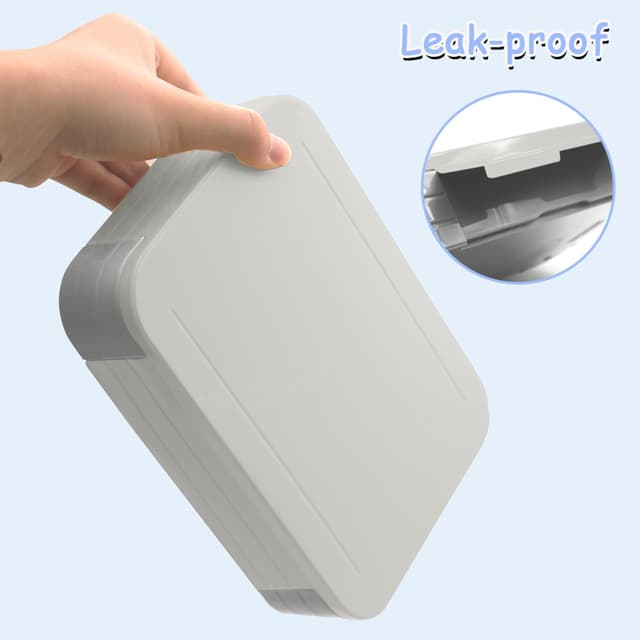 Thumbnail 5 de XJIANFU Brotdose Kinder mit Fächern 1200 ml Bento-Box