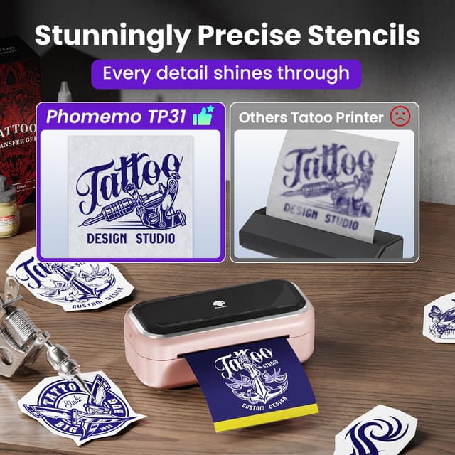 Thumbnail 3 de Phomemo TP31 Tattoo Drucker 2200mAh