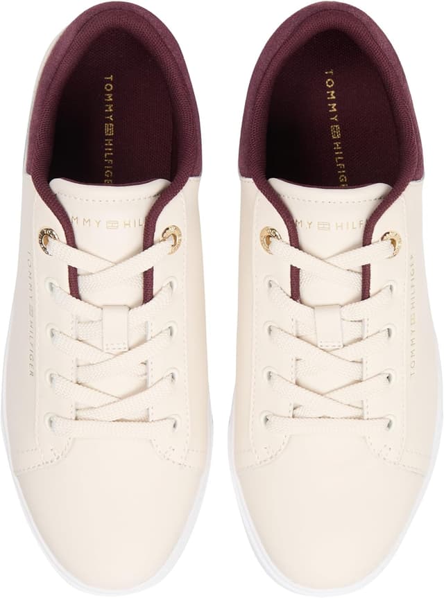 Detalle 2 de Tommy Hilfiger Casual Cupsole Sneaker FW0FW09020 da donna: stile casual con suola in cupsole