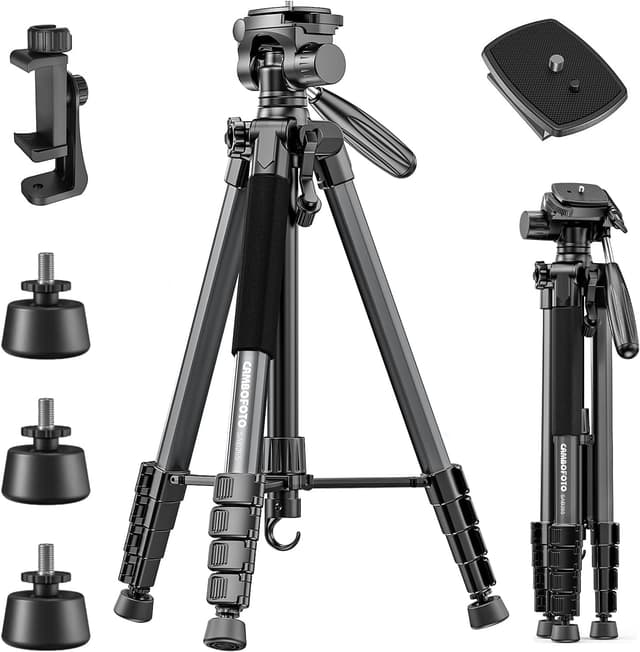 Detalle de CAMBOFOTO Aluminium Kamerastativ 188 cm