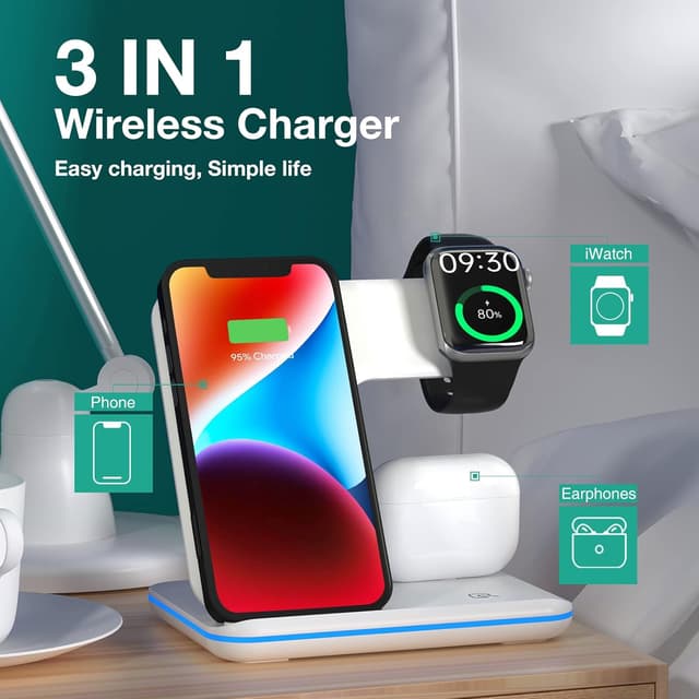 Thumbnail 6 de 3 in 1 Wireless Charging Station