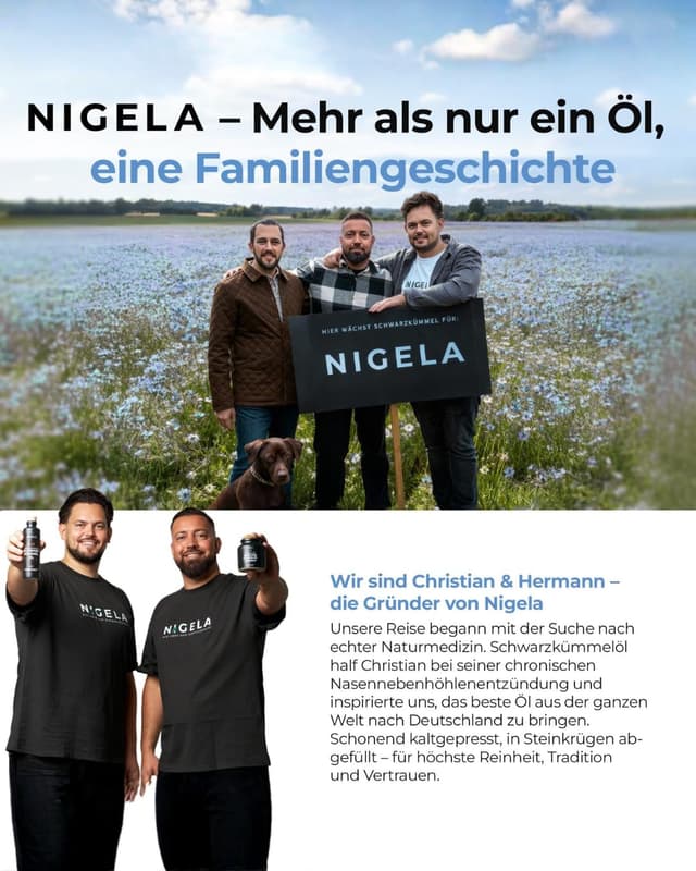 Thumbnail 6 de Nigela BIO Schwarzkümmelöl ungefiltert – kaltgepresst in lichtgeschützter Keramikflasche, 3 x 200 ml