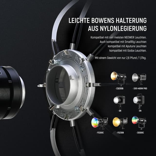 Thumbnail 5 de NEEWER Basics Achteckige Softbox 65 cm