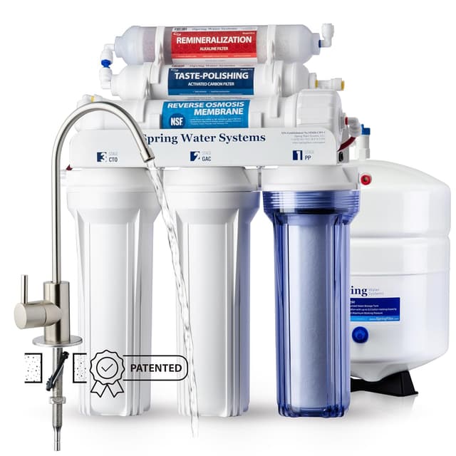 Detalle de iSpring RCC7AK Depuratore Osmosi Inversa 75GPD