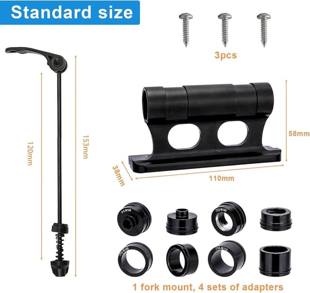 Thumbnail 3 de Fahrrad Vorderradgabel Vielseitige Gabelhalterung