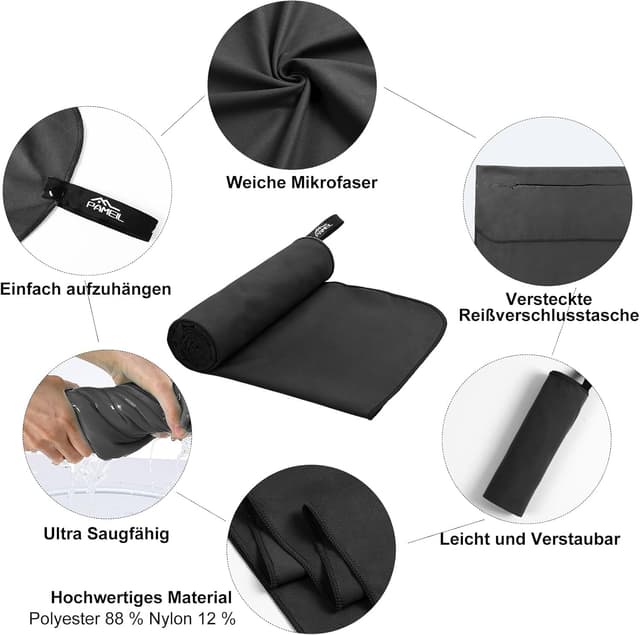 Detalle 2 de Pameil Fitness Handtuch 120x50cm