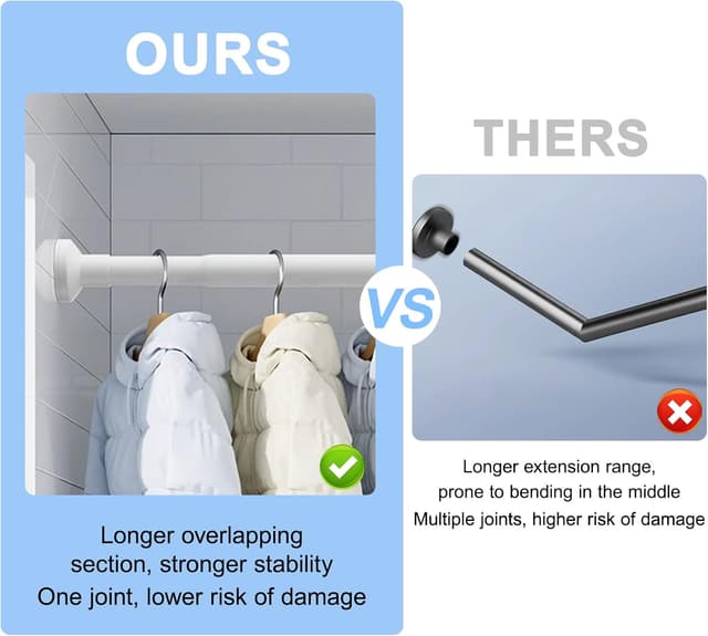 Thumbnail 5 de VirtuGro 110-200cm Teleskopstange 20 kg đȘ