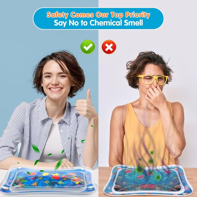 Thumbnail 5 de Infinno Inflatable Tummy Time Mat for 3–24 Months