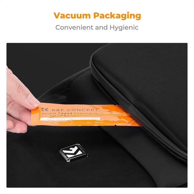 Thumbnail 6 de K&F CONCEPT 16mm APS-C Sensor Cleaning Swab kit (6 swabs + 20ml cleaner)