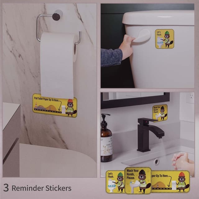 Detalle 2 de Potty Training Chart with 35 Stickers, 3 Reminder Stickers and Crown (Tractor) for Boys and Girls