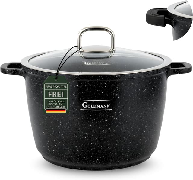 Detalle de Goldmann Aluguss-Kochtopf 24 cm, 6,2 l