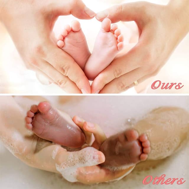 Detalle 2 de TOPHOPE Baby Abdruckset für Hand- und Fußabdruck mit Clean Touch Stempelkissen 👶?