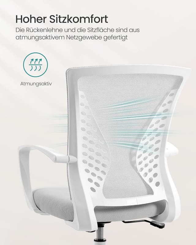 Thumbnail 4 de SONGMICS OBN022GD01 Bürostuhl 120 kg Belastung