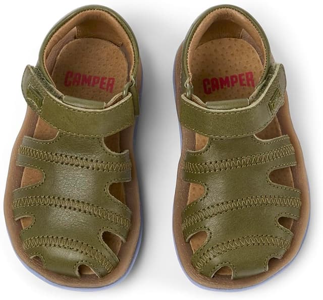 Detalle 2 de Camper Baby Jungen Bicho 80372 Fisherman in Mittelgrün aus Rindsleder