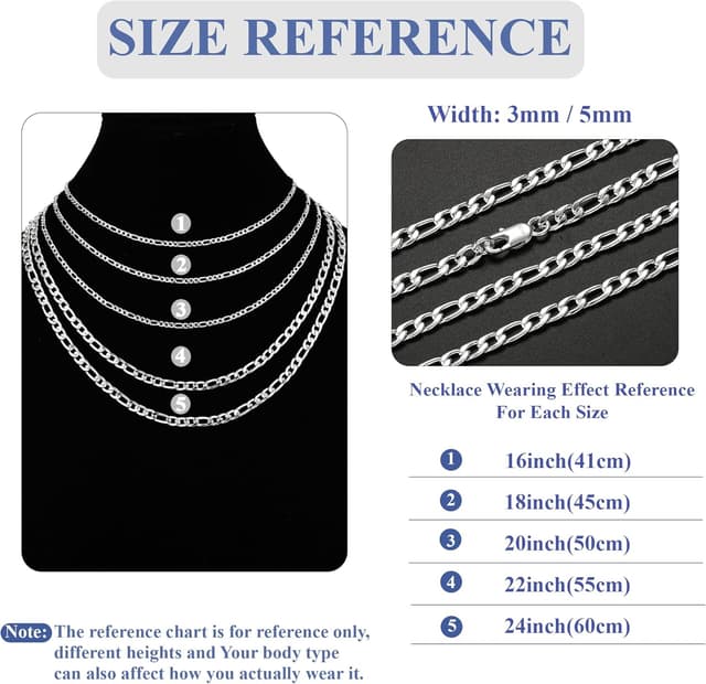 Detalle 2 de Rajputana S925 Figaro chain, 3mm