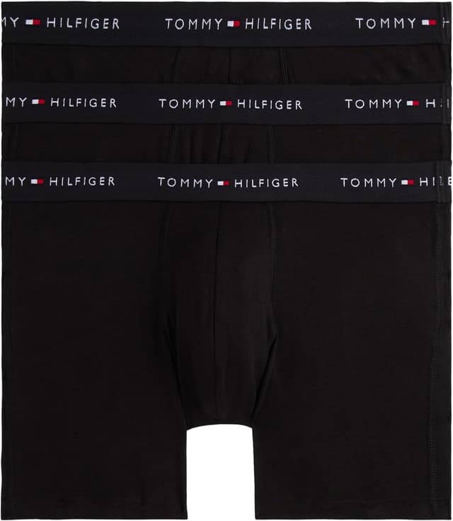 Thumbnail 6 de Tommy Hilfiger Herren 3er Pack Boxershorts Briefs mit Logobund