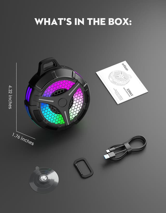 Thumbnail 6 de Ortizan Bluetooth-Duschlautsprecher 15W