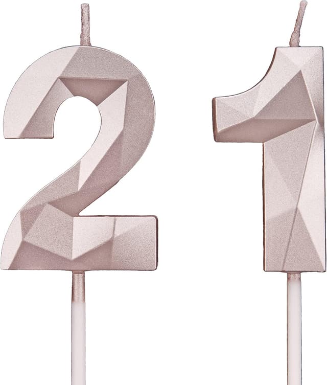 Imagen de Geburtstagskerzen Zahlen 21 🎂 en OfertitasTOP