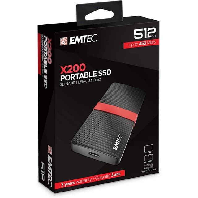 Thumbnail 2 de Emtec X200 SSD 512 GB USB-C/3.1