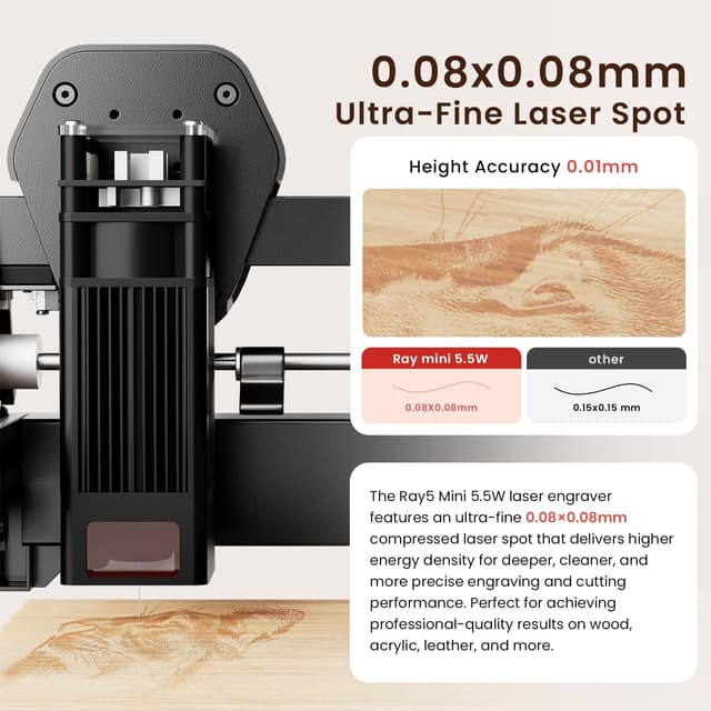 Thumbnail 4 de LONGER Ray5 Mini Laser Engraver 5,5W