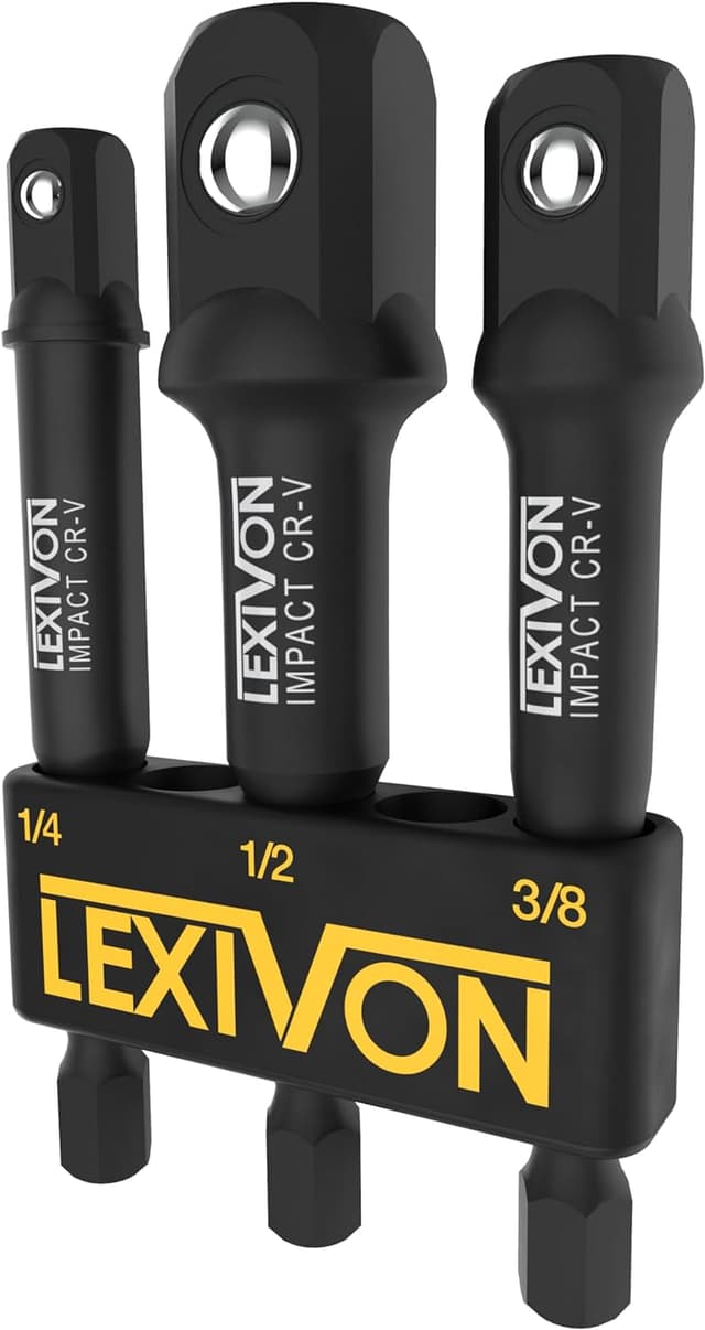 Detalle de LEXIVON 3" Impact Socket Adapter Set LX-101