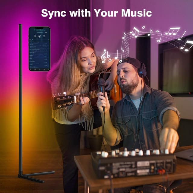 Thumbnail 4 de riyo Led Floor Lamp 130 cm RGB