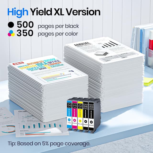 Detalle de Gureef 604XL Ink Cartridges for Epson 604XL Multipack 🖨