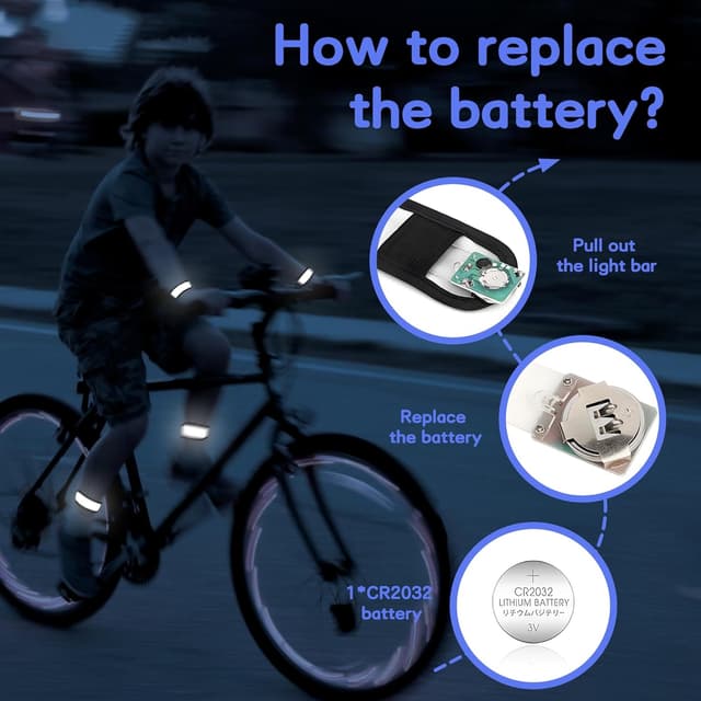 Thumbnail 6 de Bracelets LED enfants 6 modes, 25 x 4 cm