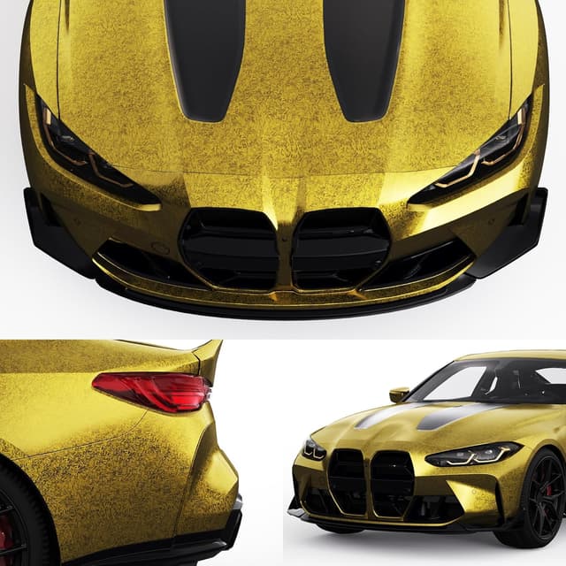 Detalle 2 de Deecam Forged Carbon Folie glänzend, selbstklebend (Vinyl) für Auto, Motorrad & Fahrrad, 150 x 30 cm