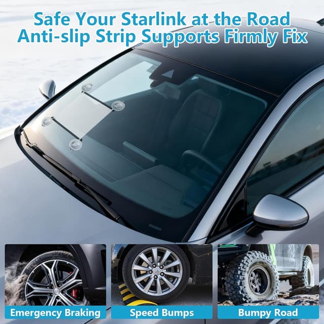 Detalle 2 de Shruy Starlink Mini Suction Cup Mount 12V