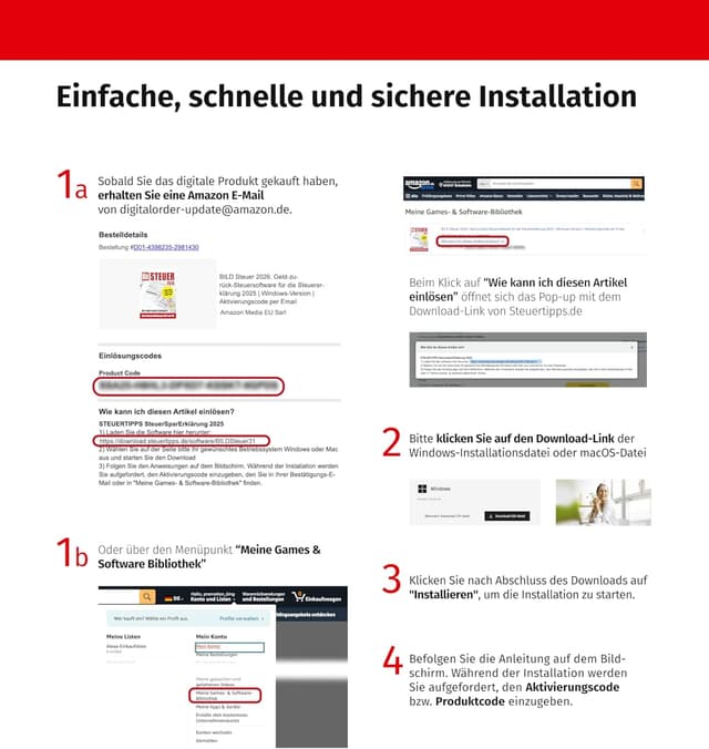 Thumbnail 1 de BILD Steuer 2026 Steuersoftware 1 Erklärung 🧾