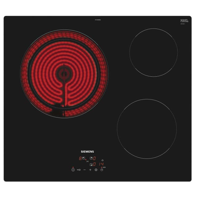 Detalle de Siemens ET61RBKB8E vitrocerámica inducción 3 zonas