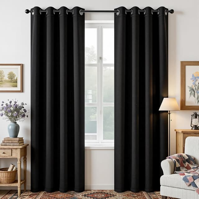 Detalle de Joydeco 84-inch Blackout Curtains