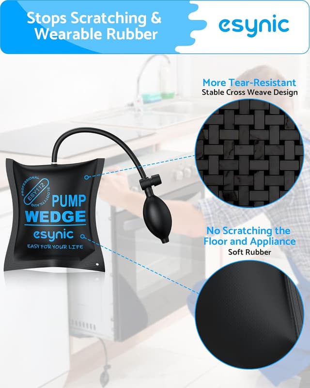 Detalle de Air wedge pump up bag 350kg door lifting