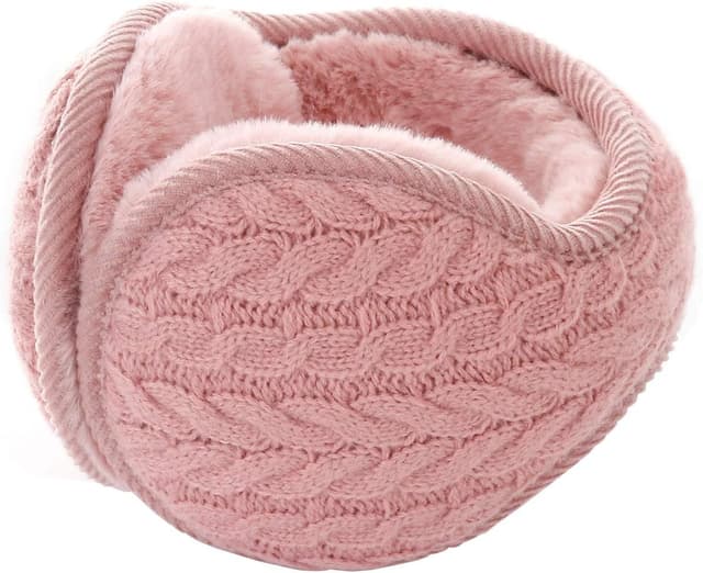 Detalle de BOER Warm Ear Muffs for Winter – soft, windproof, lightweight earmuffs with adjustable fit