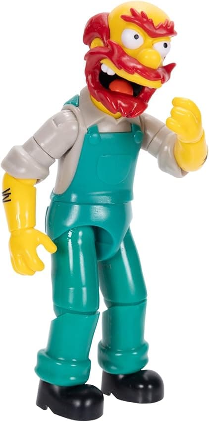 Thumbnail 4 de Los Simpsons - Figura Groundskeeper Willie Articulada 13 cm 🎉