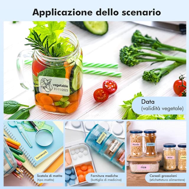 Thumbnail 6 de Lovcoyo Etichettatrice Bluetooth per smartphone: stampante termica per etichette adesive