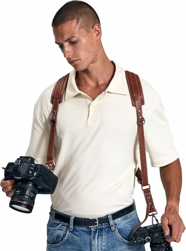 Detalle de Dual camera harness for 2 cameras