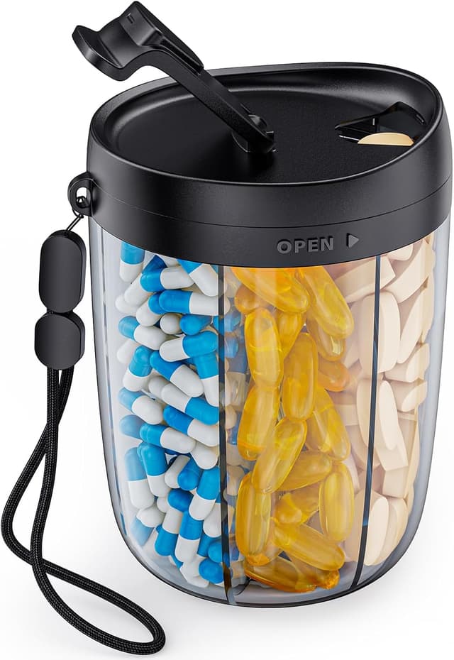 Imagen de AUVON Pill Dispenser 1-month organiser en OfertitasTOP