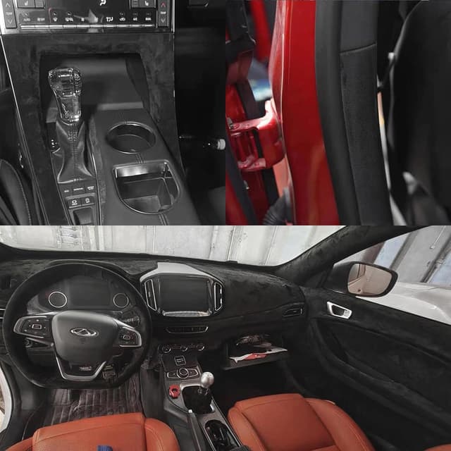 Thumbnail 3 de Fondlife Tessuto autoadesivo in microfibra 150×40 cm per interni auto