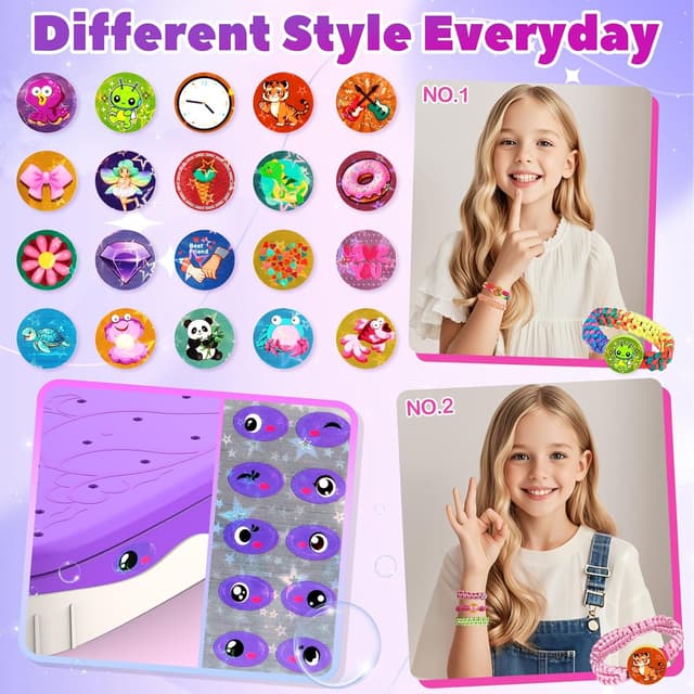 Detalle 2 de Whale bracelet making kit 16 bracelets