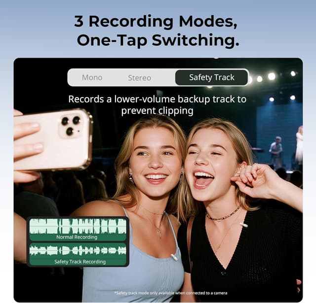 Thumbnail 6 de SMALLRIG Microfono Wireless S70 5716 con USB-C e jack 3,5 mm per vlogging, 48 kHz/24 bit