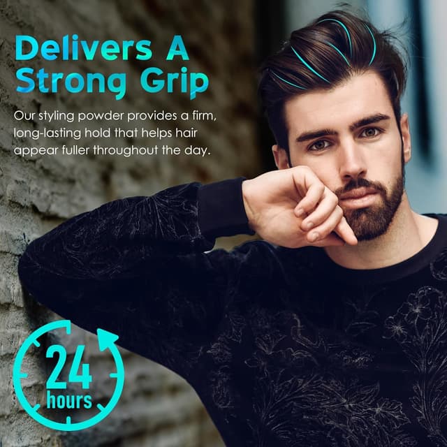 Detalle 2 de Poudre de coiffure texturisante volumisante mate anti-collant (24 h) – pour tous types de cheveux, hommes & femmes