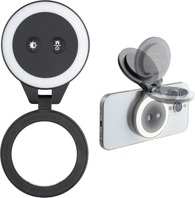 Thumbnail 6 de PGYTECH MagGlow : lampe d’appoint magnétique pour téléphone, anneau LED MagSafe (gris brume)