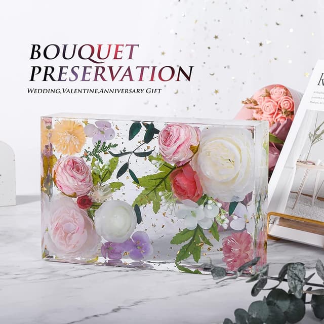 Thumbnail 1 de Silikonformen Epoxidharz Groß Rechteckig 8.8×6×2 inch