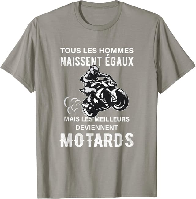 Detalle 1 de Motard Maillot Moto Tous Les Hommes Naissent Ègaux